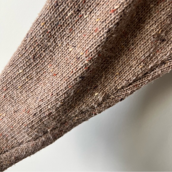 Women's Brown Confetti Sweater, Size Small - Picture 3 of 5